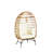 Wicker Egg Chair (Excluding The Table)-1902912480