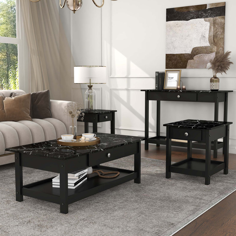 4 Piece Living Room Table Set: Transform Your Space