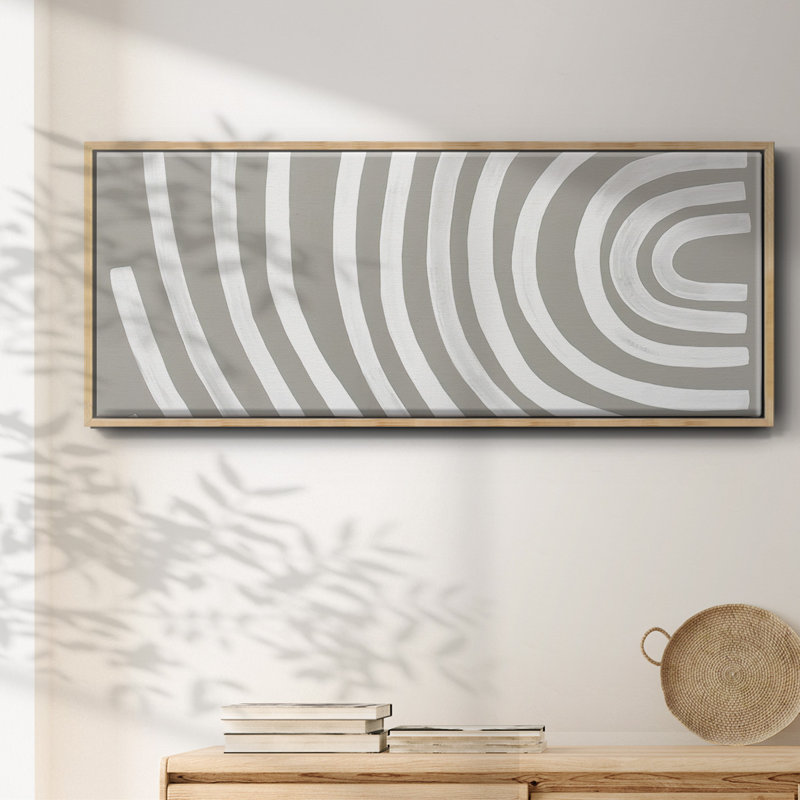 Broken Rainbow I- Framed Canvas