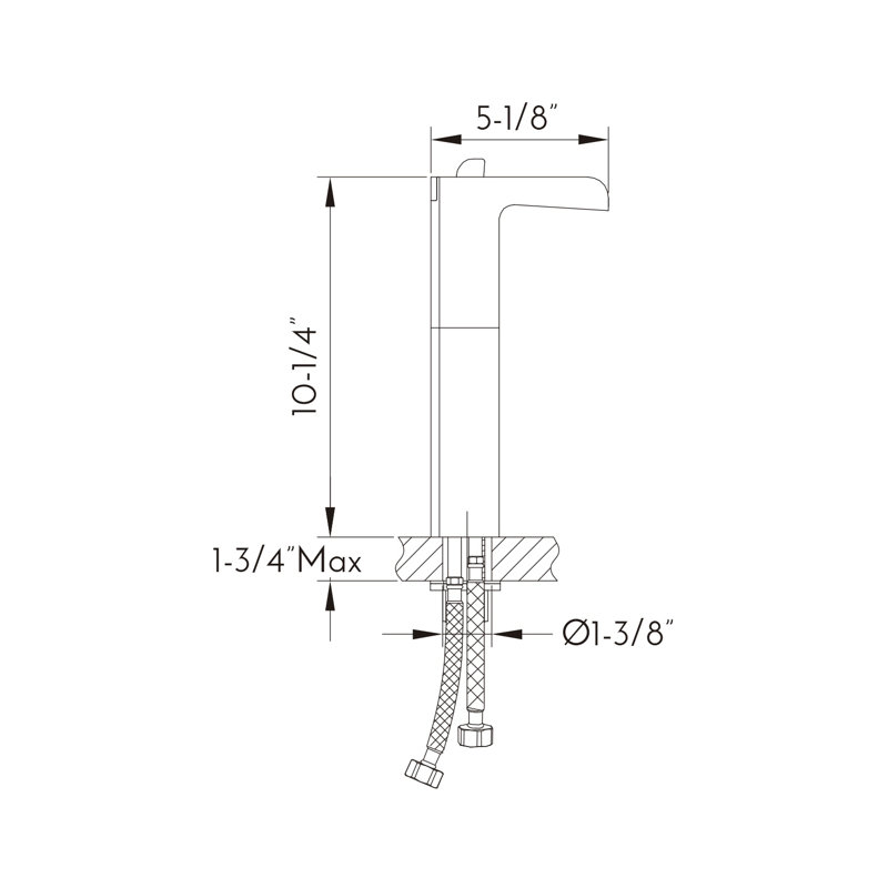 Vessel Sink Faucet Single-handle Bathroom Faucet