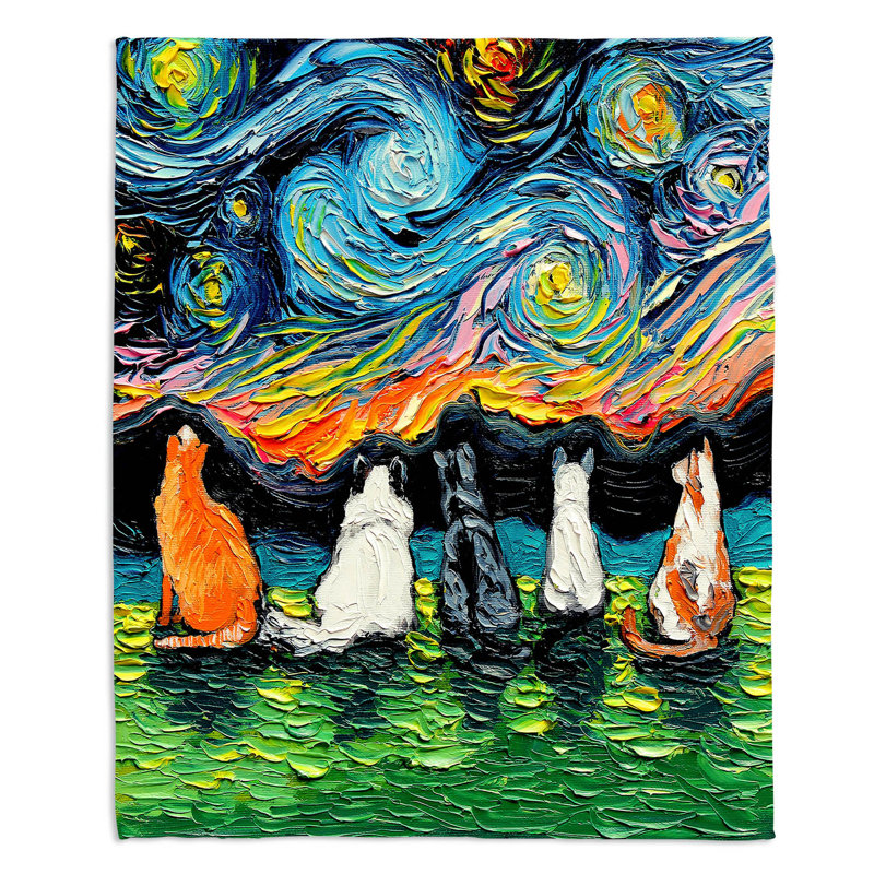 Hand Woven Throw Blanket, 68" x 80"