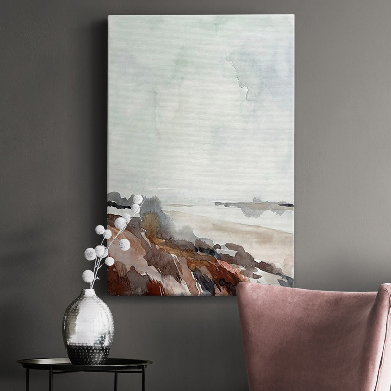 «Coastal Inlet Study II», reproduction sur toile, H 18 po x l 12 po x P 1 po