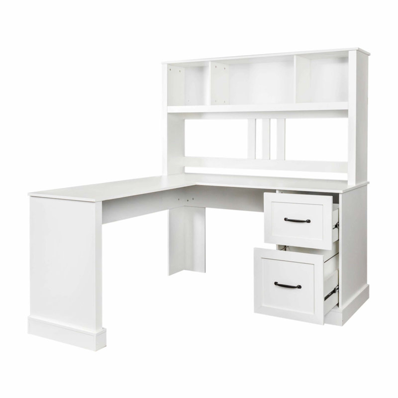 Bureau d'écriture intégré, Blanc