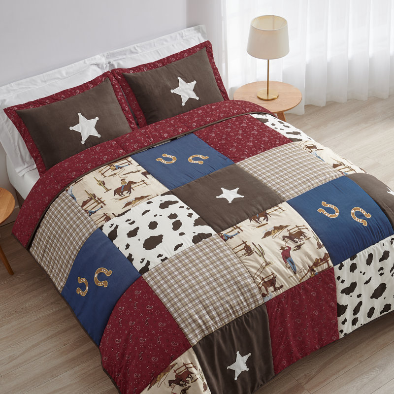 Wild West Cowboy Comforter Set, Twin