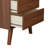 Breux 24.75'' W Nightstand, Mid-Century Modern 2 Drawer Nightstand, Bedside Table, Contemporary Bedroom Furniture, 24.75"W x 25"H x 16"D, Cherry-1141551792
