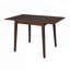 Ensemble de salle à manger extensible à abattants avec chaises ergonomiques, parfait pour économiser de l'espace et un décor polyvalent.-117792545-117792547