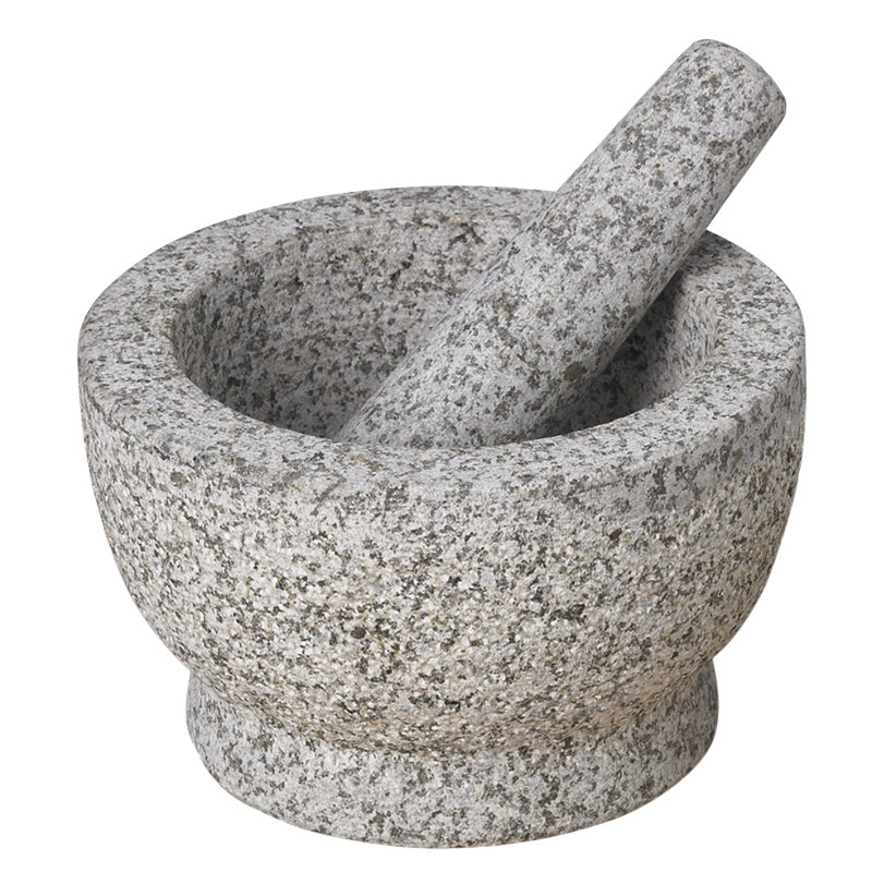 Mortier et mortier de granite creative home, H 4,75 po x l 7,88 po x P 7,88 po
