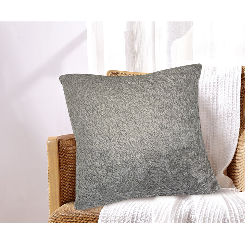 Madison Faux Fur Throw Pillow