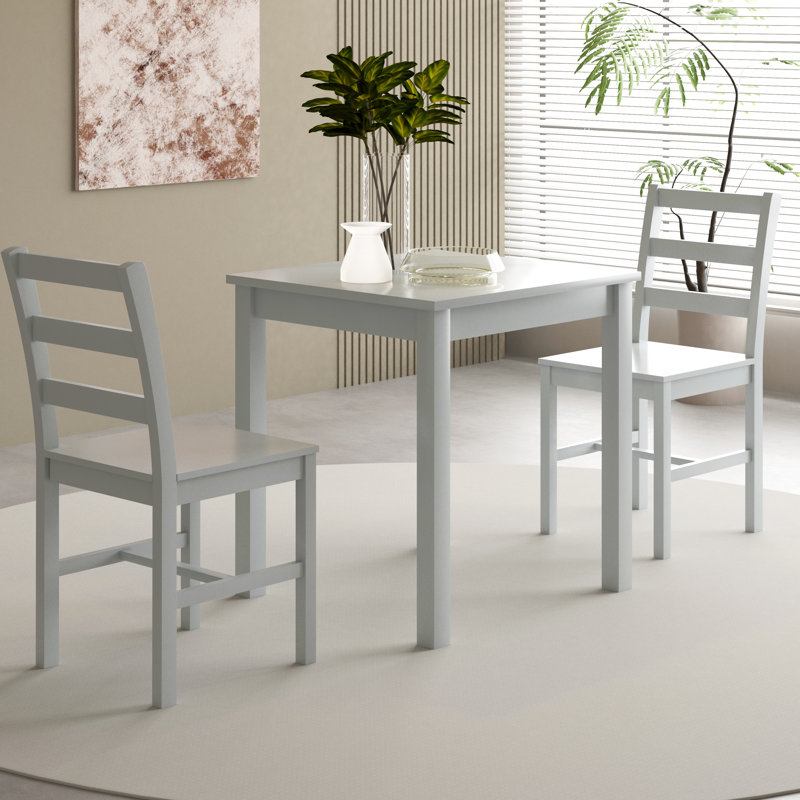 Oconnor 2 - Person Dining Set, Grey