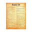 Art textuel sur toile "Psalm 109"-840317183