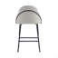 Tabouret de comptoir rembourré en métal Gracie-449696690-449696689