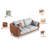 Dorli Flared Arm Sofa-980723509
