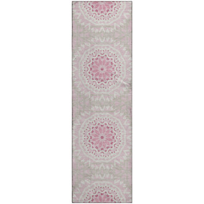 Premium Machine Washable Cerrito Pink Rug