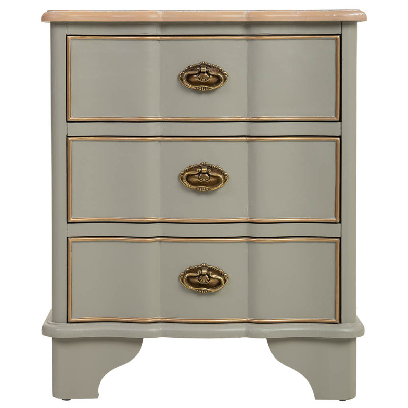 Eadyn 50cm W Manufactured Wood Bedside Table