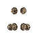 Nostalgic Warehouse Rope Rosette Entry Set with Egg & Dart Knob
