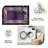 Purple Art Deco carpet-easy to clean, machine-washable, soft and comfortable; suitable for door mats, kitchens, living rooms, bedrooms, corridors, and laundry areas. Easy to clean, durable carpet for home decoration.-129871222