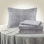Ensemble de literie pour grand lit, coton et microfibre moderne