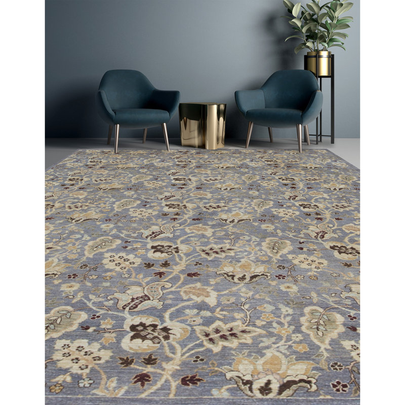 Ziegler Wool Floral Area Rug