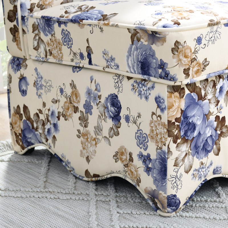 Chaise confortable en flanelle bleue sans siège, assise confortable, avec coussin de taille