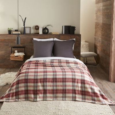 Gabriel Wool Plaid Blanket
