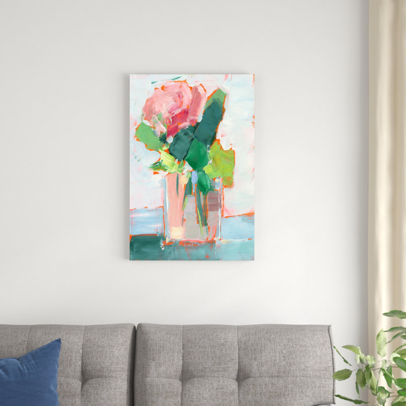 Fleurs coupées II, H 30 po x l 20 po x P 1,25 po