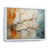 White Floater Framed
