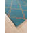 Crescentino Royal Blue Hand Tufted Wool Light Blue Traditional Trellis Area Rug