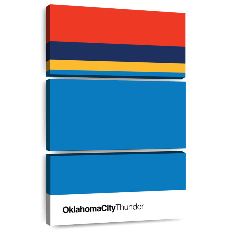 Sirci Oklahoma City Thunder, H 45 po x l 28 po