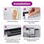 40 cm L Stainless Steel Wall Mounted Towel Rack-2063631525
