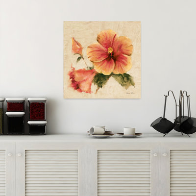 Bright Tropics I Hibiscus Flower Tropical Art