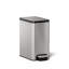 6-Liter Step Trash Can, Black Stainless-1053390343