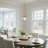 Junathean 1 - Light 10.23"Wide Gold Dome Pendant with Petal Glass Lampshade with Cord-106895392-122780815