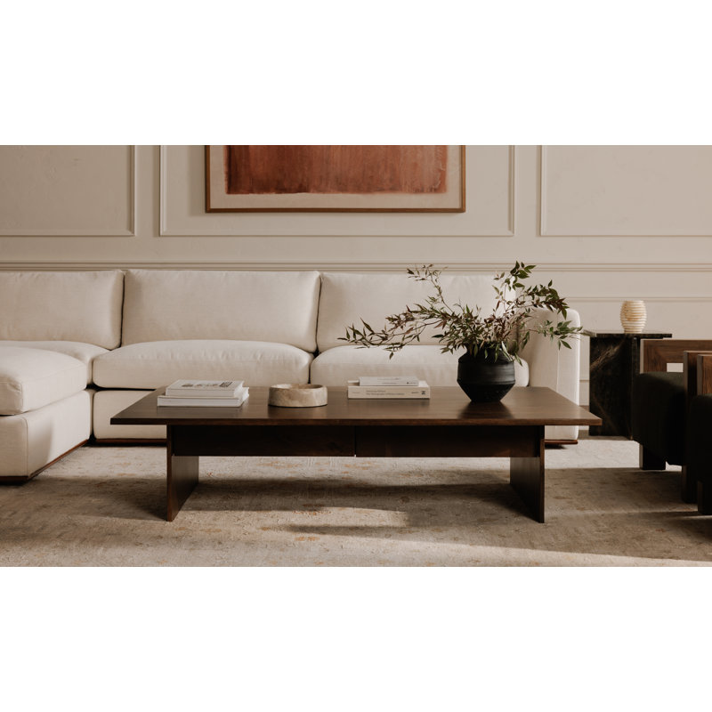 Giedre Solid Wood Single Coffee Table