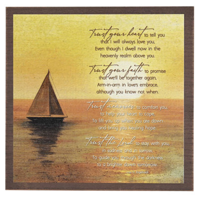 Memory Box Sailboat Trust Your Heart