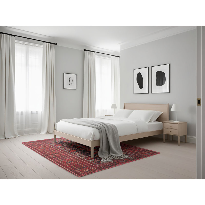 Tapis rouge à motif sud-ouest, Rectangle 5 pi x 7 pi
