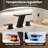 Widespread Bathroom Faucet 3 Hole, 2-Handle Bathroom Sink Faucet with Drain Assembly-120542225