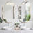 Asymmetrical Metal Framed Wall Mirror-1530357116-1530357110