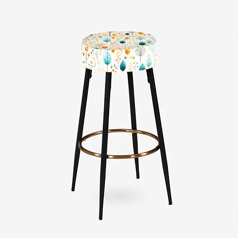 Ensemble de 2 tabourets de bar éclectiques - Boho