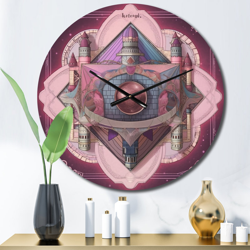 Horloge murale en métal Hala, Petit