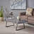 Industrial Coffee Table With Sturdy Metal Legs