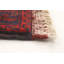 Tapis de zone en laine rouge 5 pi 11 po x 7 pi 5 po à la main one-of-kind-noué la 2010s esari Allaina