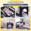 Ensemble 5 en 1 avec table à langer, lit de bébé pour lit de bébé avec sac de rangement et boîte à musique, lit de bébé portable avec sac de transport, aire de jeu pliable avec berceau pour nouveau-né à tout-petits