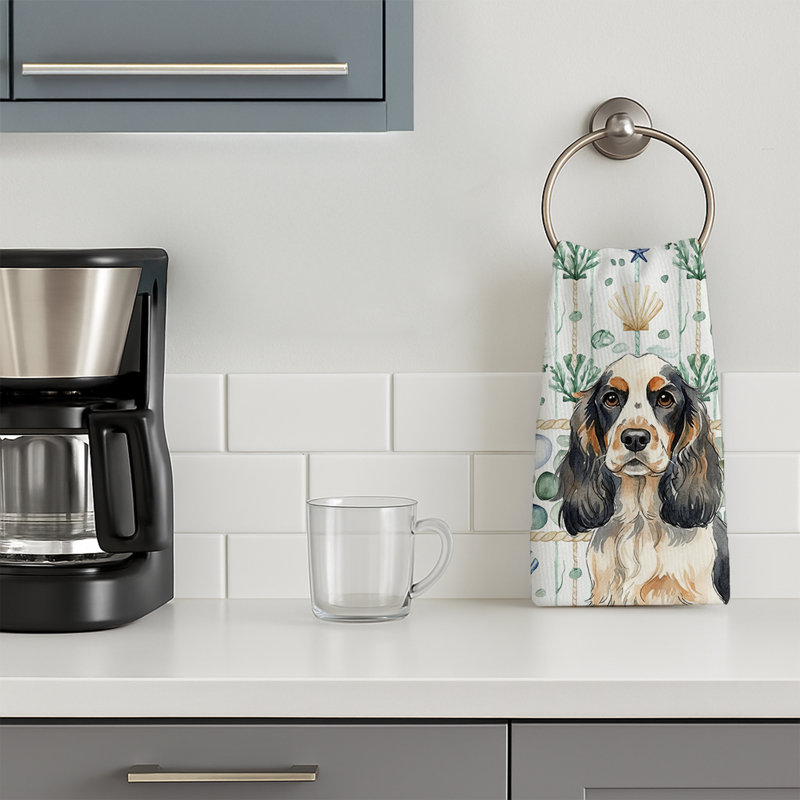 Serviette de cuisine Parti Cocker Spaniel, Cocker spaniel anglais
