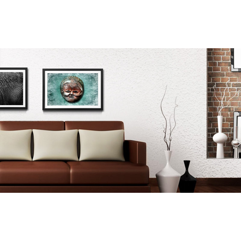 Luna Face - Single Picture Frame Print, 40cm H x 60cm W