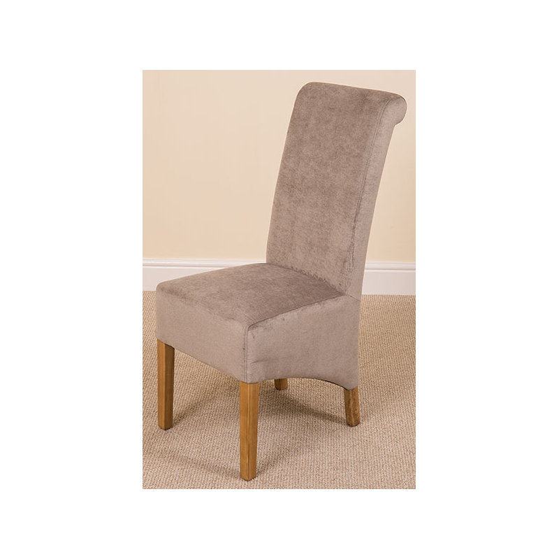 48cm H Fabric Upholstered Side Chair, Grey