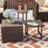 Round and Square Outdoor Side Table , 20 " W 20 " D-1297035107