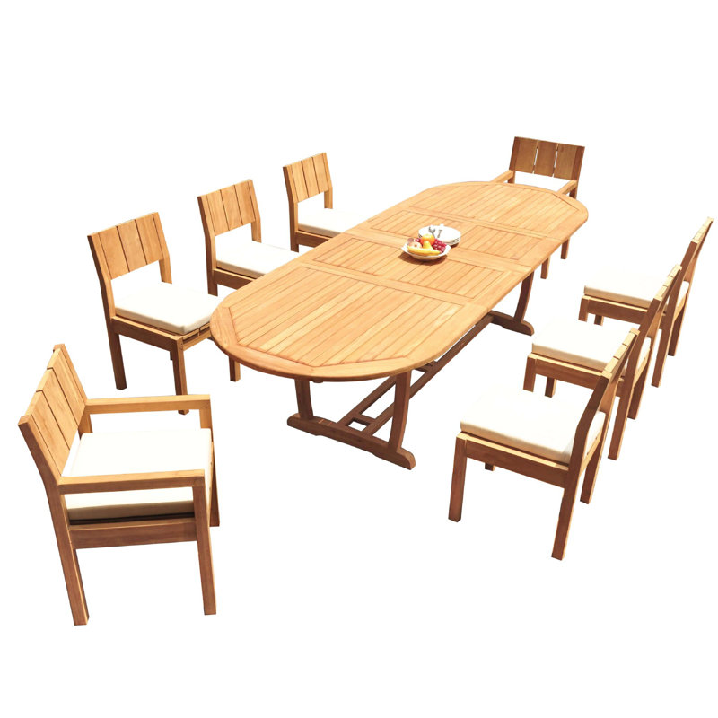 Ensemble de salle à manger Jules, H 30,5 po x L 117 po x l 40 po, 8