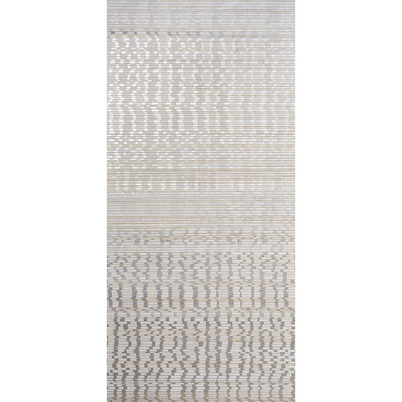 Schumacher x Patterson Flynn Etti Waterlily Wallpaper, Silver