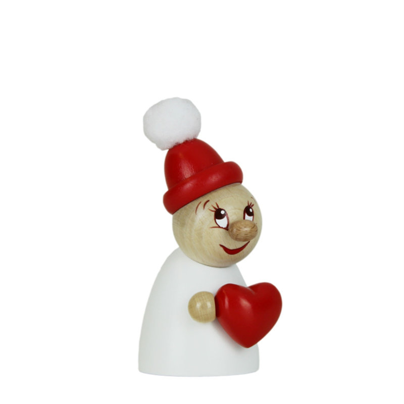 Steinbach Clumsy Mini Collection, Valentine W/ Wooden Beanie & Big Bobble 4.7"