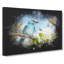 Blue Bird & Cherry Blossom Tree - Wrapped Canvas-56648268-89188277